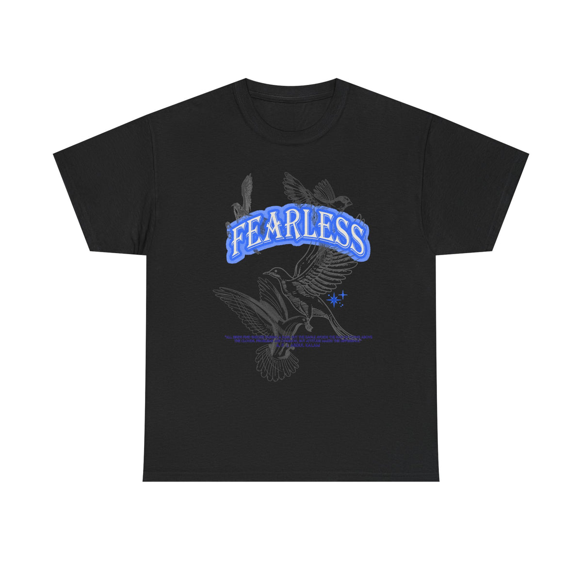 Fearless Dove Graphic Tee — Bold Bird Illustration T-Shirt