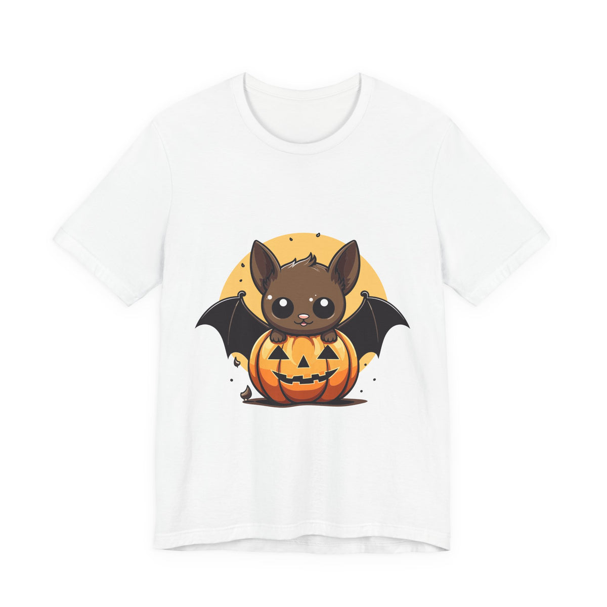 Cute Halloween Bat in Jack-O'-Lantern T-Shirt