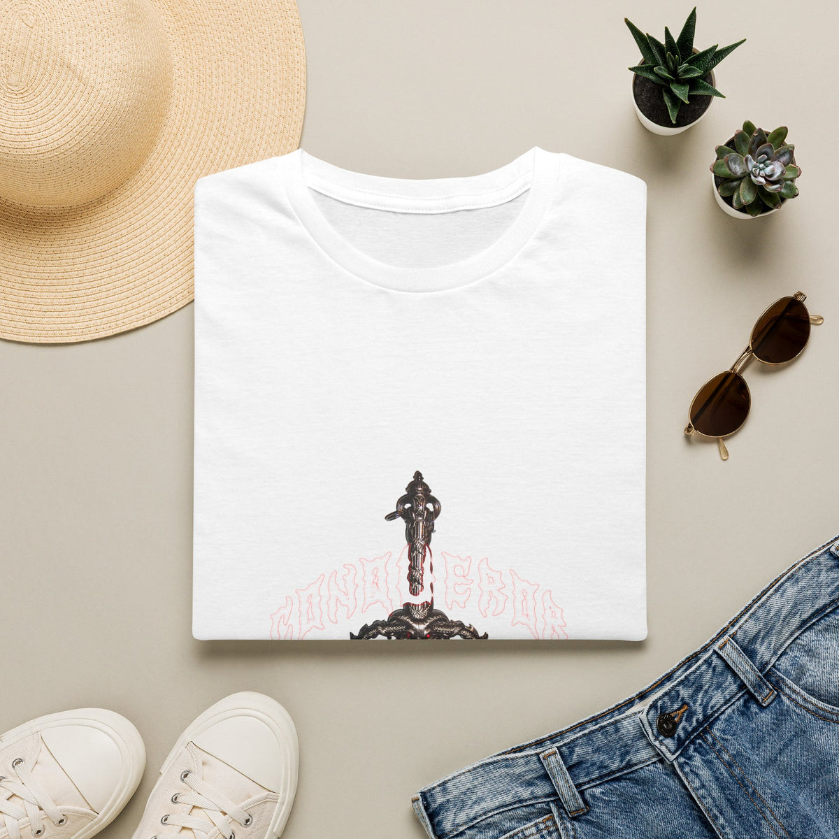 Sword Graphic T-Shirt — Gothic Blade Design